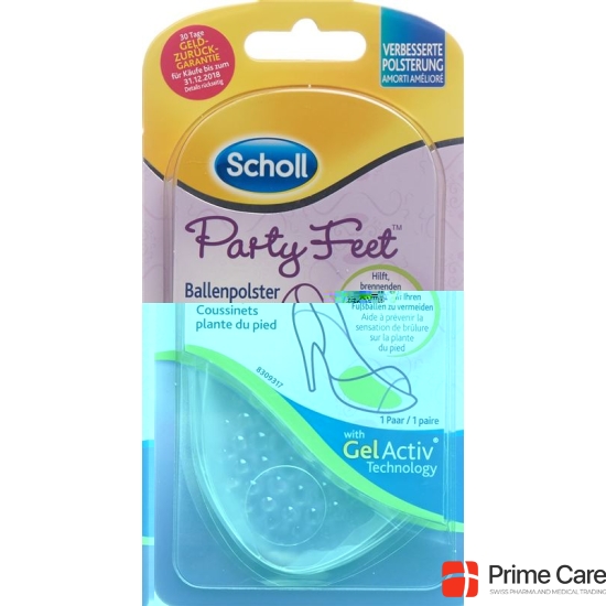 Scholl Party Feet ball pads 1 pair buy online