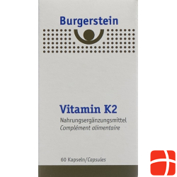 Burgerstein Vitamin K2 capsules 180 mcg Ds 60 pieces