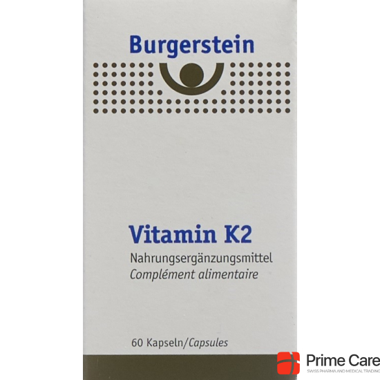 Burgerstein Vitamin K2 capsules 180 mcg Ds 60 pieces buy online