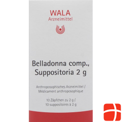 Wala Belladonna Comp Zäpfchen 10x 2g