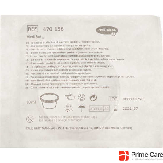 Mediset Satellite Bowl 60ml Sterile buy online