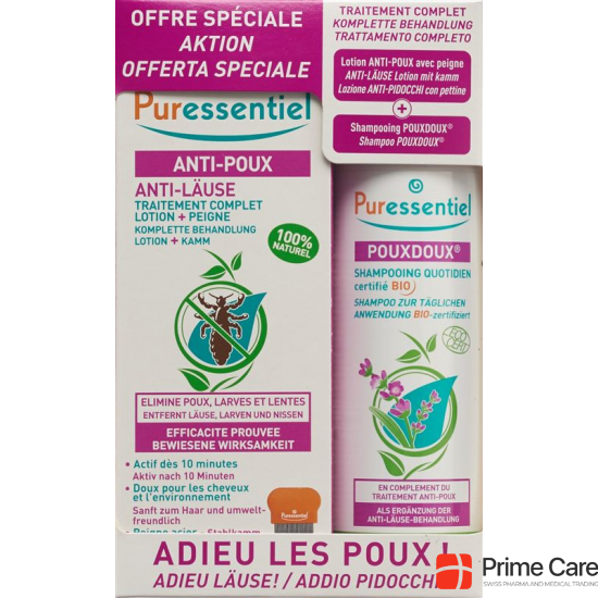 Puressentiel Box Ant-Laeuse Lot+shamp Pouxdoux Bio buy online