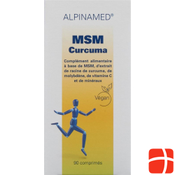 Alpinamed MSM Curcuma Tablets tin 90 pieces