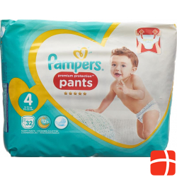 Pampers Prem Prot Pan Grösse 4 9-15kg Maxi Spar 32 Stück