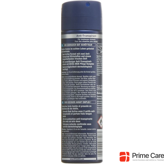 Nivea Dry Active Spray Male 150ml buy online