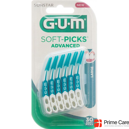 Gum Sunstar Bristles Soft Picks Advanced Large 30 pieces buy online