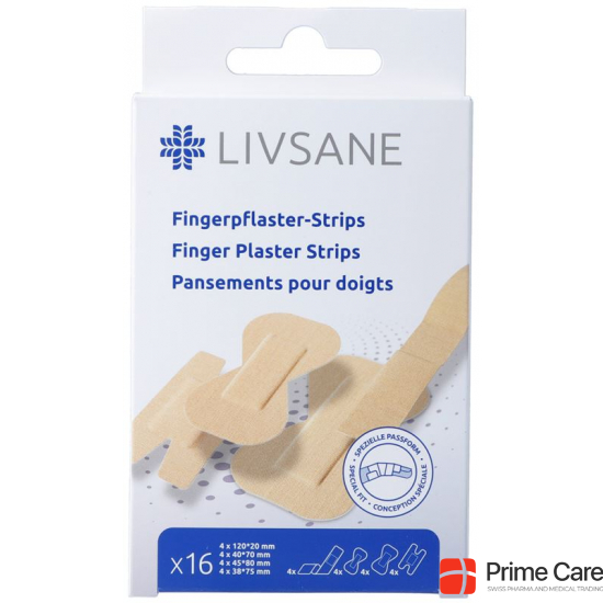 Livsane Fingerpflaster-Strips 16 Stück buy online