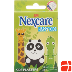 3M Nexcare Kinderpflast Happy Kids Animals 20 Stück