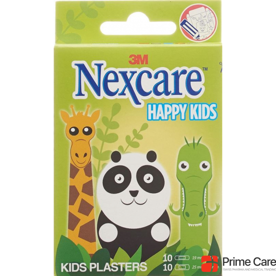 3M Nexcare Kinderpflast Happy Kids Animals 20 Stück buy online
