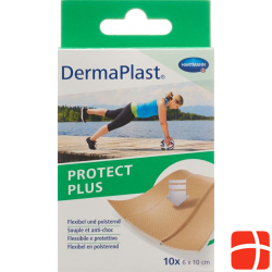 Dermaplast Protect Plus 6x10cm 10 Pieces