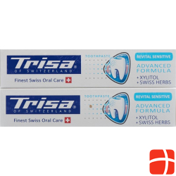 Trisa Zahnpasta Revital Sensitive Duo 2x 75ml