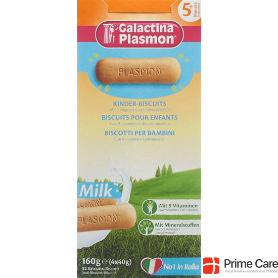 Galactina Plasmon Milk Kinder-Biscuits 40x 40g buy online