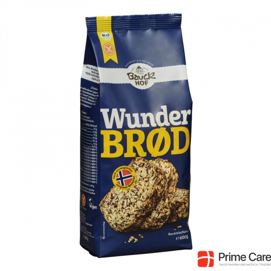 Bauckhof Wunderbrot Brotbackmisch Glutenfrei 600g buy online