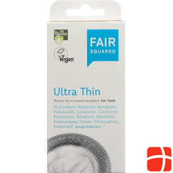 Fairsquared Kondom Ultra Thin Vegan 10 Stück