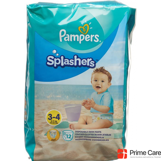 Pampers Splashers Grösse 3-4 Tragepack 12 Stück buy online