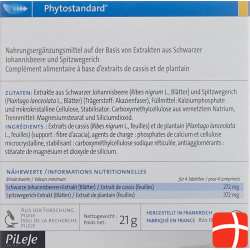 Phytostandard Schw Johannisb-Spitzw Tabletten 30 Stück