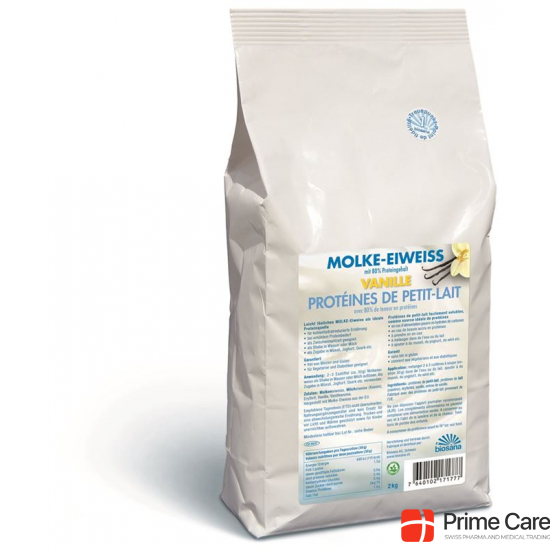 Biosana Molke Eiweiss Pulver Vanille Beutel 2kg buy online