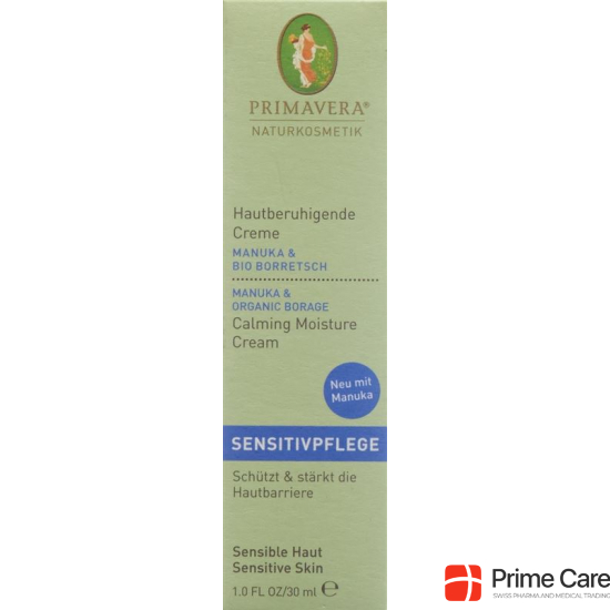 Primavera Hautberuhigende Creme Manuka Borr 30ml buy online