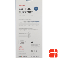 Venosan Cotton A-d Support Socks S Wood 1 Paar