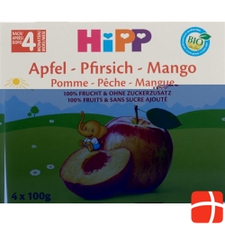 Hipp Fruchtpause Apfel Pfirsich Mango 4x 100g