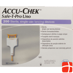Accu-chek Safe-t Pro Uno Einmalstechhilfe 200 Stück