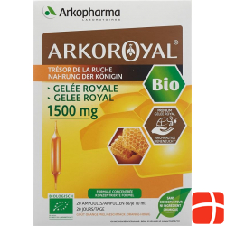 Arkoroyal Gelee Royale 1500mg Bio 20x 10ml