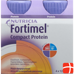 Fortimel Compact Protein Liquid Mango 4 Flasche 125ml