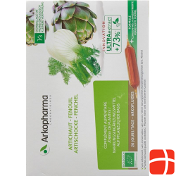 Arkofluide Artischocke-Fenchel Bio 20 Ampullen 10ml