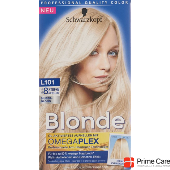 Schwarzkopf Blonde L101 Platin Aufheller Silberblo buy online