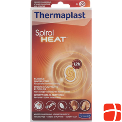 Hansaplast Spiral Heat Wärme-pads Flexibel 4 Stück