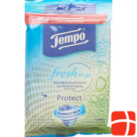 Tempo Feuchttücher Fresh To Go Protect 10 Stück