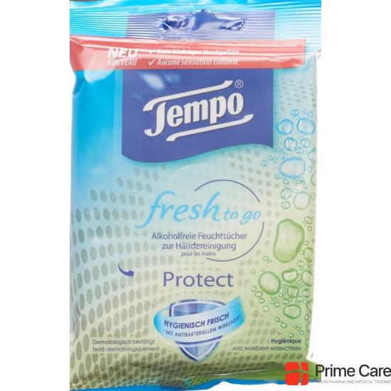 Tempo Feuchttücher Fresh To Go Protect 10 Stück buy online