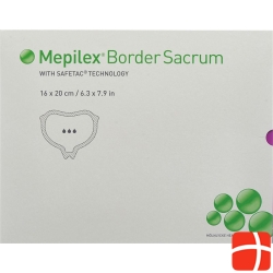 Mepilex Border Sacrum 16x20cm 5 pcs