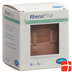 Rhena Star Elastische Binden 6cmx5m Hautfarbig (neu)