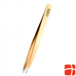 Rubis tweezers oblique gold