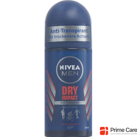 Nivea Male Dry Impact Roll-On Antitranspirant 50ml buy online