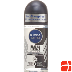 Nivea Male Invisible Black&White Roll-On Antitranspirant 50ml