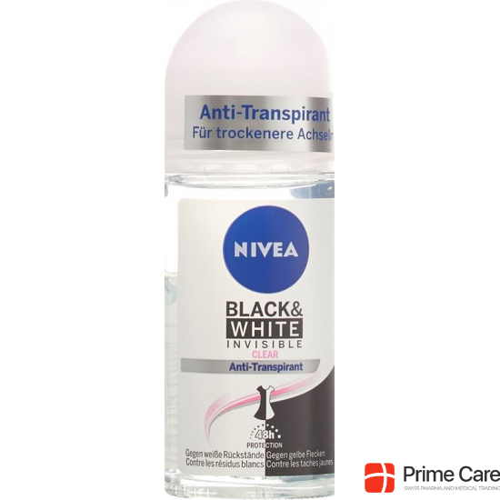 Nivea Female Deo Invis Black&whi Cle Roll-On 50ml buy online