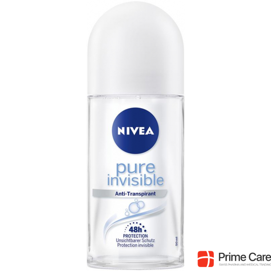 Nivea Female Pure Invisible Roll-On Antitranspirant 50ml buy online
