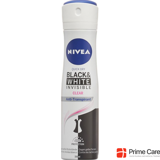 Nivea Female Black&White Invisible Antitranspirant 150ml buy online