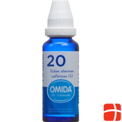 Omida Schüssler No20 Kal Alum Sul Dil D 12 30ml