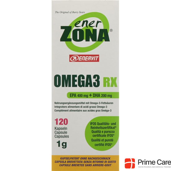 Enerzona Omega-3 Kapseln 1g Dose 120 Stück buy online