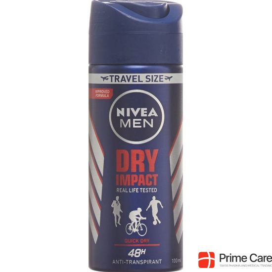 Nivea Male Deo Aeros Dry Impact Pocket Size 100ml buy online