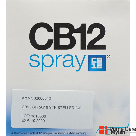 CB12 Spray Steller Mint/menthol 6 Stück D/f buy online