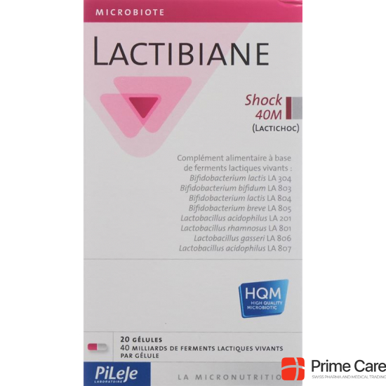 Lactibiane Shock 40M Gelules 20 Stück buy online