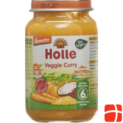 Holle Veggie Curry Glass from the 6th month Bio 190g