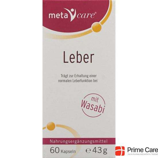 Meta Care Leber Kapseln Dose 60 Stück buy online