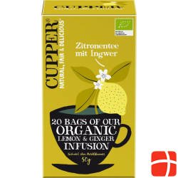 Cupper Zitronentee mit Ingwer Bio 20 Stück
