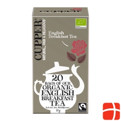 Cupper English Breakfast Tee Fairtrade Bio 20 Stück