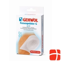 Gehwol heel pads G with gel waves, large, 1 pair